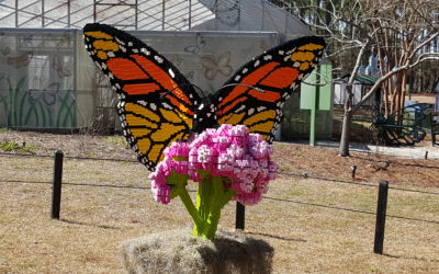 Nature Connects Art with Lego Bricks Exhibit at Brookgreen Gardens